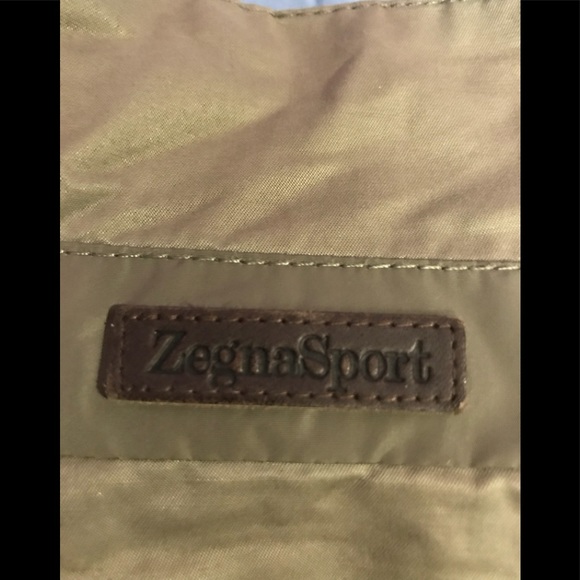 ERMENEGILDO ZEGNA KHAKI CARGO COAT - Picture 4 of 8